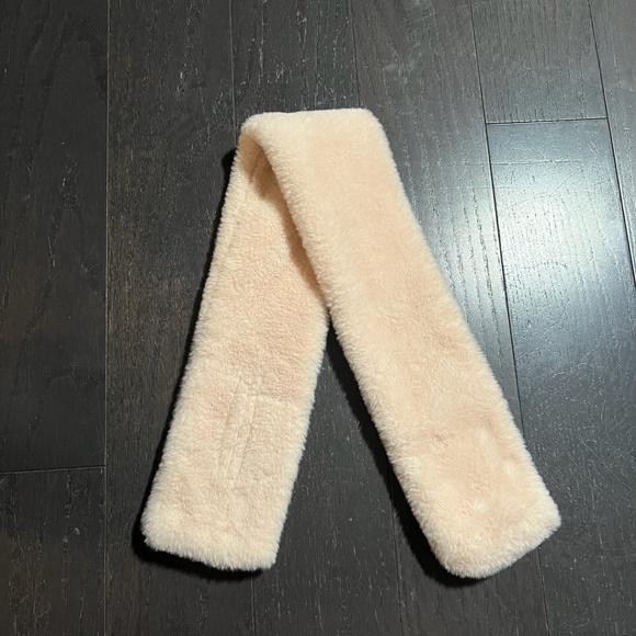 Unbranded ivory beige scarf fur - Picture 1 of 4